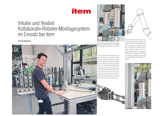 Anwenderbericht zur Mensch-Roboter-Kollaboration