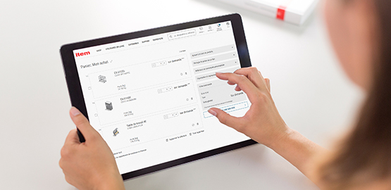 En fonction de vos besoins, vous pouvez créer dans la boutique en ligne un panier spécifique pour chaque projet.